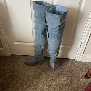 Steve Madden Blue Over-the-Knee Boots